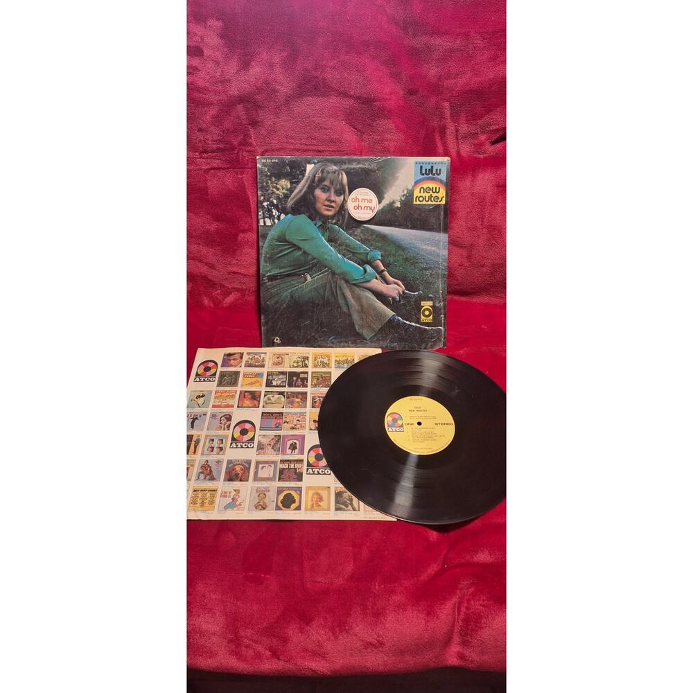 1970 Lulu New Routes Atco LP SD 33-310- Shrink w/hype- "Oh me, Oh my"- notched